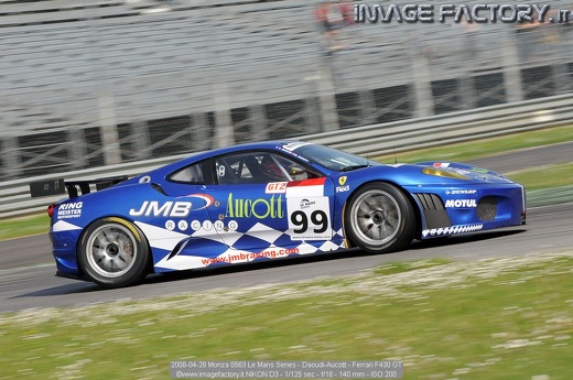 2008-04-26 Monza 0563 Le Mans Series - Daoudi-Aucott - Ferrari F430 GT